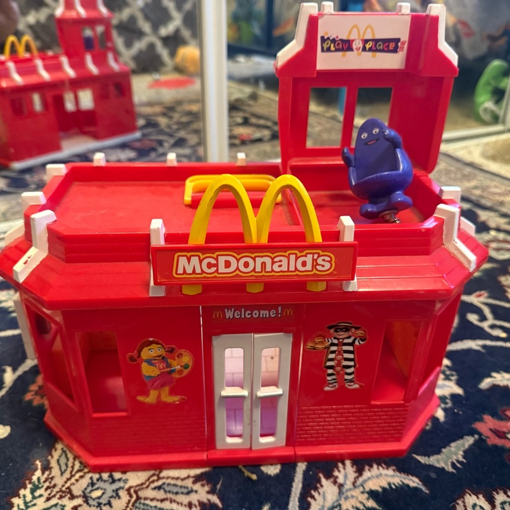 McDonald's Red and Yellow Play Place Toy
